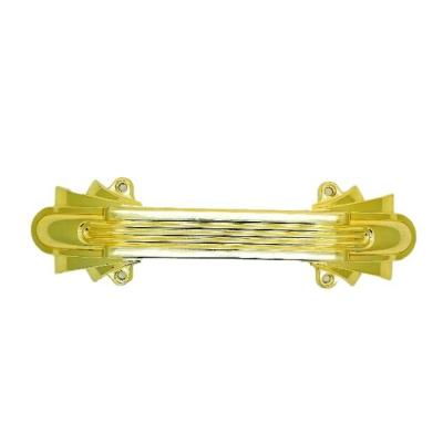 China Cremation Funeral Casket Handles Gold Plated Injection Plastic Coffin Handles for sale