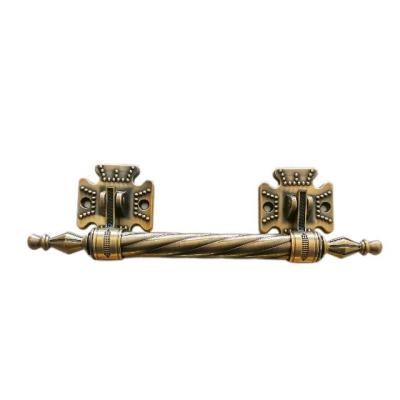 China Brass Plated Zamak Coffin Handles And Accessories With Twisted Steel for sale