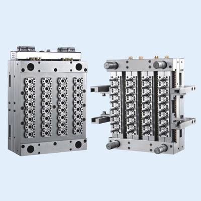 China Hot Runner PET Preform Mould Valve Gate 32 Cavity For CSD Drink 28PCO Neck for sale