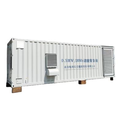 China 500KW 1mw Outdoor Lithium Battery Storage System Solar Wind Energy Hybrid Inverter Microgrid Power Plant For Ind for sale