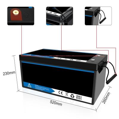 Chine OEM ODM Lithium RV batterie Eco Friendly Durable Pour la remorque de voyage à vendre