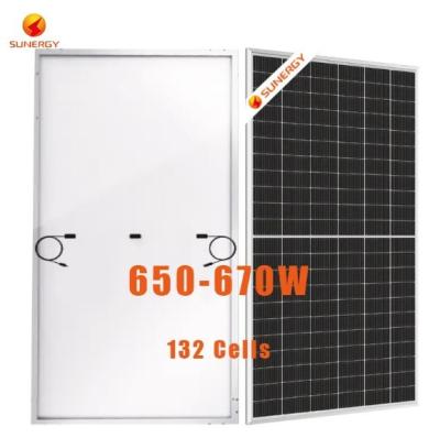 China Customized  540W -660W Solar PV Panel SUN 66M-H12 for sale
