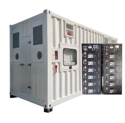 China OEM 100kwh 200kwh 300kwh 1mwh Batería de almacenamiento de energía solar Contenedor de almacenamiento de energía de litio en venta
