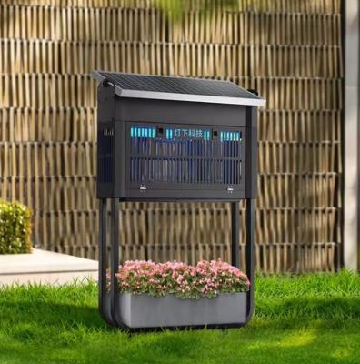 China Villa Garden Low Carbon Solar Powered Smart Moskito Control LED Uv Light Mosquito Killer en venta