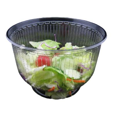 China 48oz Takeaway Plastic Food Container With Lids 184*84mm for sale
