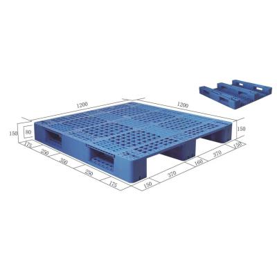 China Plastic Block Pallet Logistic System Plastic Box Pallet  For Heavy Duty Storage for sale