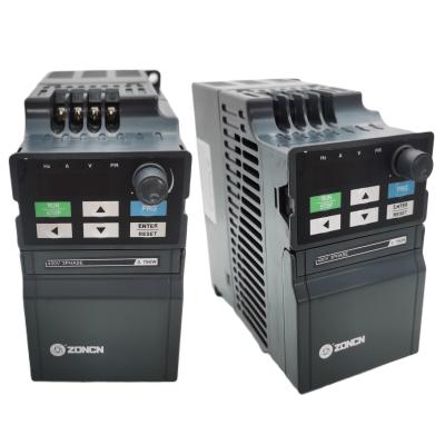 China Low Voltage 220v 3 Phase Input 1hp 0.75kw VFD VSD for sale