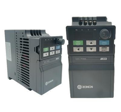 China 220v 1.5kw Z2200-1R5G Single Phase Input Three Phase Output ZONCN Inverters for sale