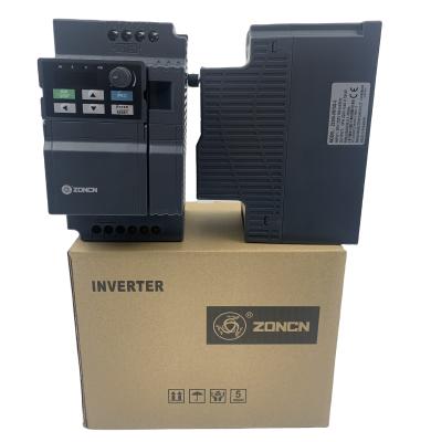 China 220V 3 Phase Inverter Triple Phase VFD 0.75kw 1hp for sale
