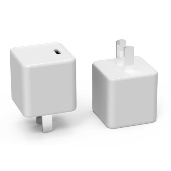 Quality WD Phone PD Charger Input 100-240V 50/60Hz White Small Cube Mini US Plug 20w PD for sale