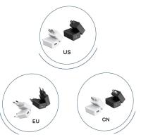 Quality factory direct plugs CN US EU dc 5v 2a 19v 3.14a intelligent wall switching for sale