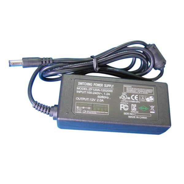 Quality 12v 2a desktop switching power supply adapter 24W AC to DC UK US AAU EU Plug for sale