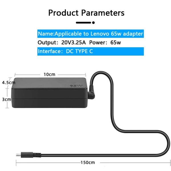 Quality Peak sales 65W 19.5V 3.34A ac dc converter laptop adapter charger 19.5 v laptop for sale