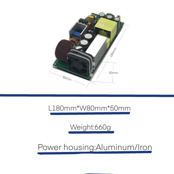 Quality PCBA 48v switching power adapter 12.5a build-in LED lights 600w baseboard for sale