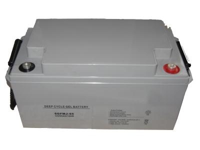 China 12V65AH Industrial Gel Deep Cycle Battery Long Life for sale
