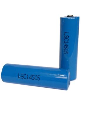 China LiSOCl2 3.6V 2200mAh Batería de cloruro de tionyl de litio ER14505M en venta