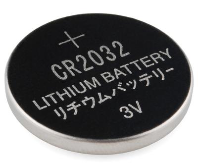 China Mini batería de litio del tamaño CR2032 LiMnO2 -40℃ a la temperatura de funcionamiento 85℃ en venta