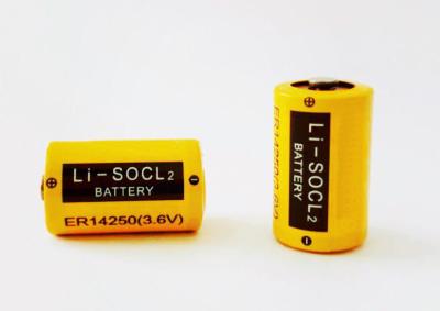 China Batería de la alta energía de la alarma del contador del agua de la batería del cloruro de tionil del litio ER14250 en venta