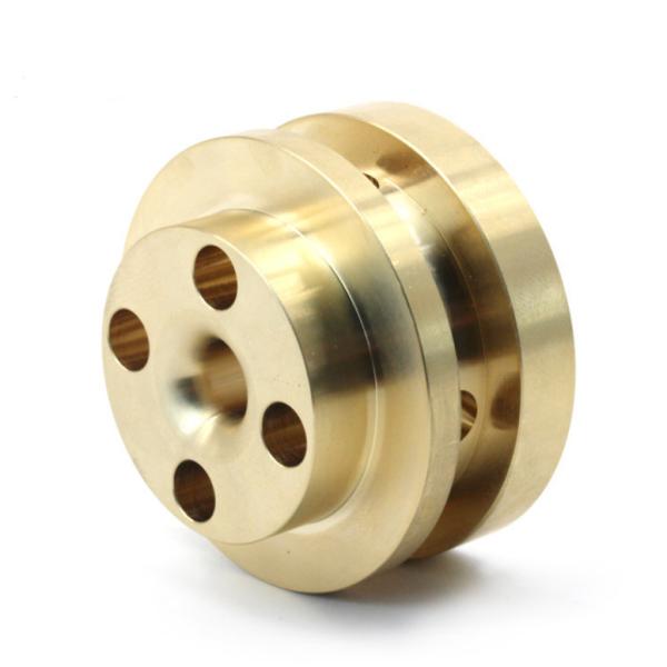 Quality HPb63 HPb62 Brass CNC Turned Parts 0.01mm Cnc Turning Milling Parts for sale