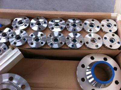 China S32750 S40S Weld Neck Pipe Flanges Desalination Plant Welding Neck Flange for sale