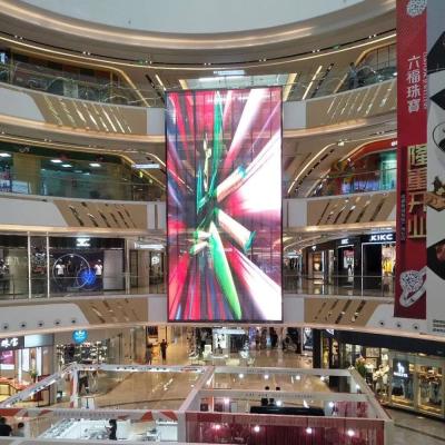 China 256x64 Flexible Transparent LED Screens Advertising LED Display Video Wall 1000x500mm for sale