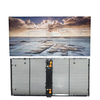 China SMD1921 See Through LED Display RGB / IP30 LED Digital Advertising Display 1000x500mm for sale