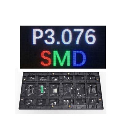 Chine RVB	Module mené polychrome d'intérieur de l'affichage 3.076mm/Smd2121 de lancement de pixel d'affichage à LED de SMD à vendre