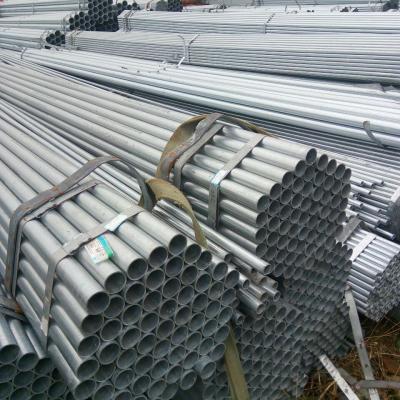 China ASTM A53 / BS1387 / EN39 Standard Hot Dip Galvanized Steel Tuping GI Pipe Round Shape for sale