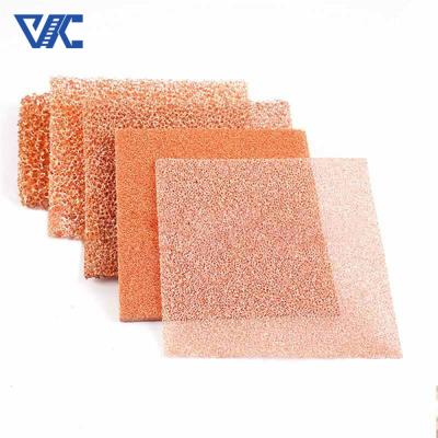 China Material de la batería de litio espuma de cobre espuma de cobre metálico poroso de alta pureza en venta