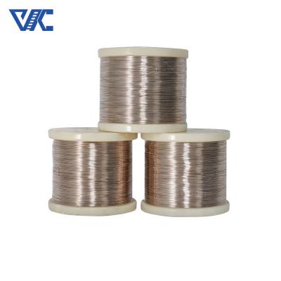Chine Fil à faible résistance électrique en alliage de cuivre-nickel NC003 CuNi 1 fil chauffant à vendre