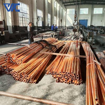 China C1100 C12200 Pure Copper Pipe Straight Copper Tubes For Plumbing System for sale