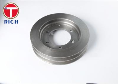 China QT450-10 CNC Machining Parts Cast Iron Weight Plate Forging Engine Pulley Block for sale
