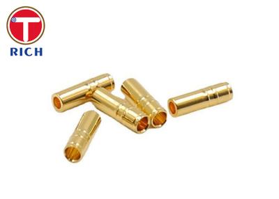 China CNC Brass Electrical Parts Aviation Waterproof Connector Pin Socket Hardware Copper Parts for sale