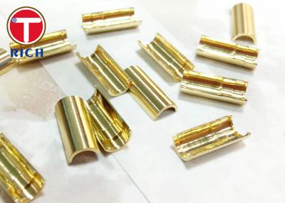 China CNC Brass Brass Instrument Parts Connector Pin Jack Hardware Copper Parts for sale