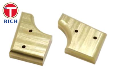 China Cortar el torno de cobre amarillo del CNC del hardware de la manija de las piezas del CNC que procesa las piezas de cobre en venta