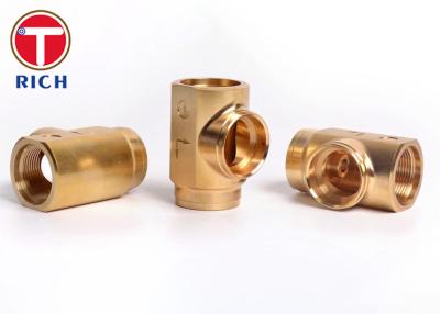 China Modelo de prototipo adaptable del producto de las piezas de cobre amarillo del CNC de la precisión en venta