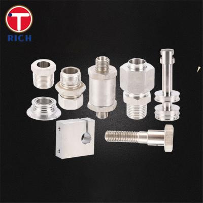 China CNC-Bearbeitung Titan CNC-Bearbeitungsteile Titanlegierung CNC-Drehmaschine Nicht-Standard-Anpassungsbearbeitungsteile zu verkaufen
