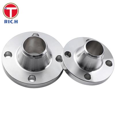 China ASME B16.5 304 Stainless Steel Flange 316 Stamped Plate Large Diameter Flat Welding Flange Piece Forged Flange Plate for sale