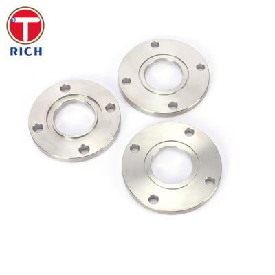 China DIN 2630 Stainless Steel Exhaust Flange 304 Forged Flat Welding Butt Welding Punched Valve Flange for sale