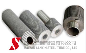 中国 空気ひれのクーラーのFinned銅の管、熱のための継ぎ目が無い炭素鋼の螺線形のひれ付き管 販売のため