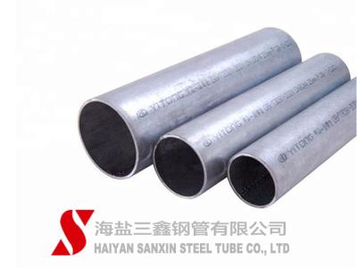 Chine Tube structurel d'échafaudage de soudure de SANXIN, tuyau d'acier galvanisé d'immersion chaude de précision à vendre