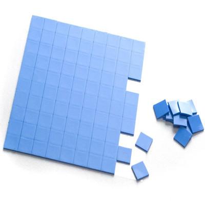 China Heatproof Blue Silicone Thermal Pad Anti Insulation Tensile Strength 0.4 KN/M for sale