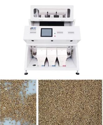China Instalación fácil de la máquina del clasificador del color del RGB del trigo de la agricultura de 3 canales inclinados en venta