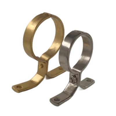 China Brass O Type 1 Inch Clamp For PE PEX PVC Pipes With Screw Fixation for sale