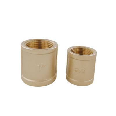 China EN 10226-1 Thread Straight Brass Pipe Fittings Brass F/F connect for sale