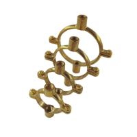 Quality 15mm To 76mm Brass Ring Saddle Clamp High strength For Pipe for sale