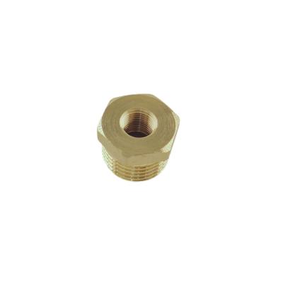 China High Performance Male x Female Thread Straight Brass Bushings Pipe Fittings for sale