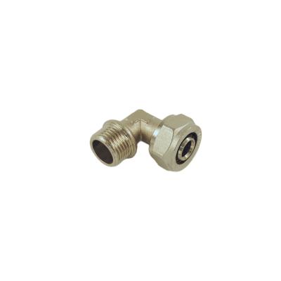 China CE Certifcation Compression Pipe Fittings 90 Degree Elbow Male Thread for sale