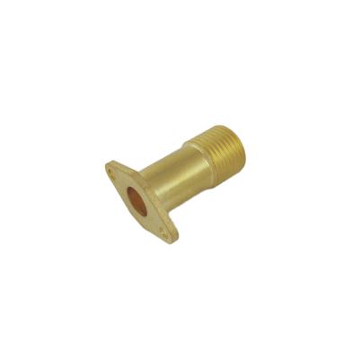 China Brass Reducing Hose Joiner Male Thread Straight Pipe Connectors for sale