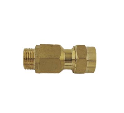 China Female X Male Brass Compression Tube Fittings Connectors  1.6MPa for sale